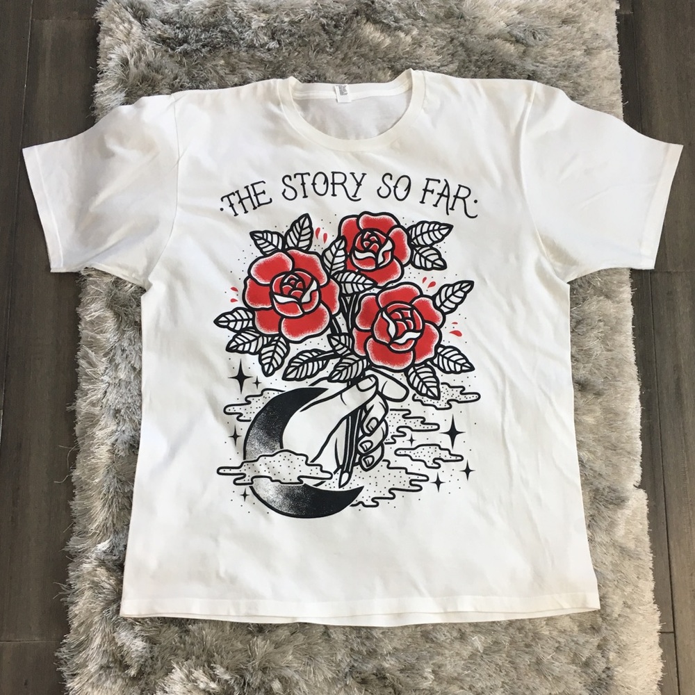 Men’s white logo t-shirt